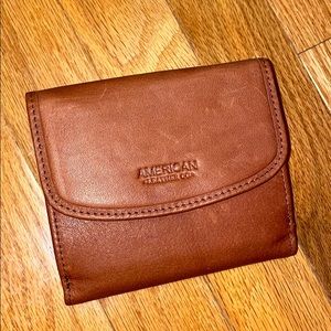 Brown leather wallet